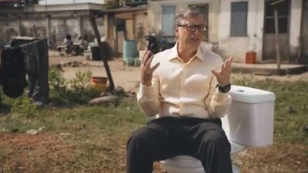 Bill Gates presenta en China un inodoro que no necesita agua ni sistema de alcantarillado