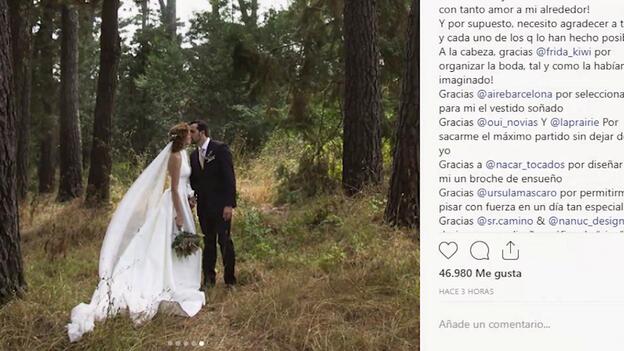 María Castro y su marido celebran 5 años de relación