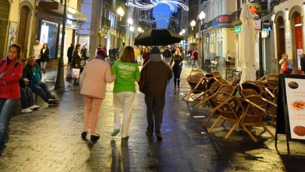 Aviso por lluvias este miércoles en las islas