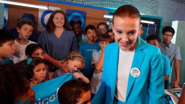 Millie Bobby Brown se convierte en la embajadora más joven de UNICEF