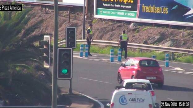 Un desprendimiento afecta a la GC-2