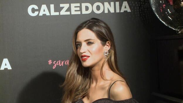 Sara Carbonero presenta la colección ‘Party’ de Calzedonia
