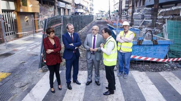 La peatonalización de Luis Morote concluirá «entre febrero y marzo»