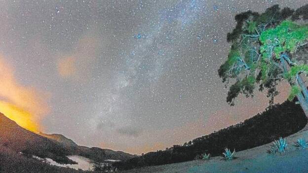 La Vía Láctea, desde el pino de Casandra
