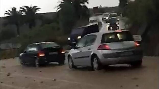 El tramo entre Guía y Moya, en riesgo de derrumbe