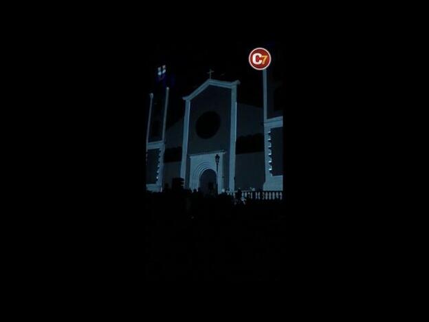 Espectáculo de luces en Moya