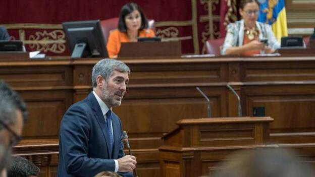 Clavijo acusa al Gobierno español de "hurtar" 300 millones para Cataluña