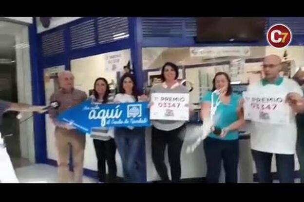 El Gordo de Navidad (03347) reparte más de 32 millones de euros en Canarias