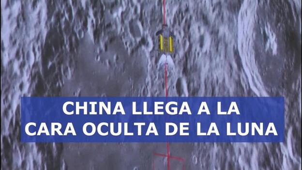 China hace historia con la sonda Chang'e 4 en la cara oculta de la Luna