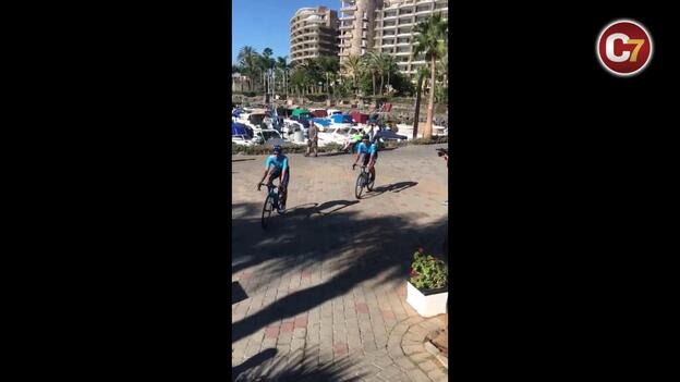 Landa: «Gran Canaria es el mejor lugar del mundo para entrenar y descansar»