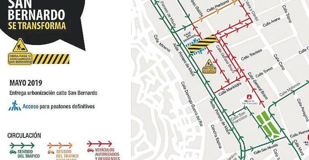 Mañana comienza a funcionar el ‘bypass’ en el entorno de San Bernardo