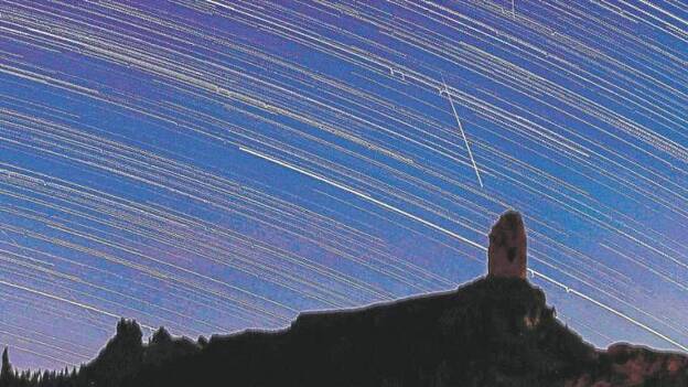 Estrellas fugaces vistas desde las islas