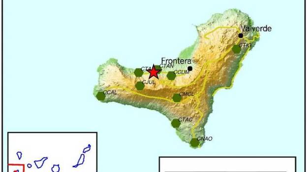 Un temblor sacude el noroeste de El Hierro