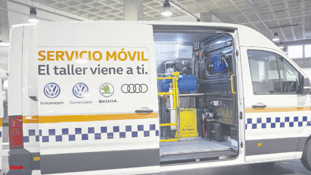 Taller móvil, nuevo servicio de Domingo Alonso Gran Canaria