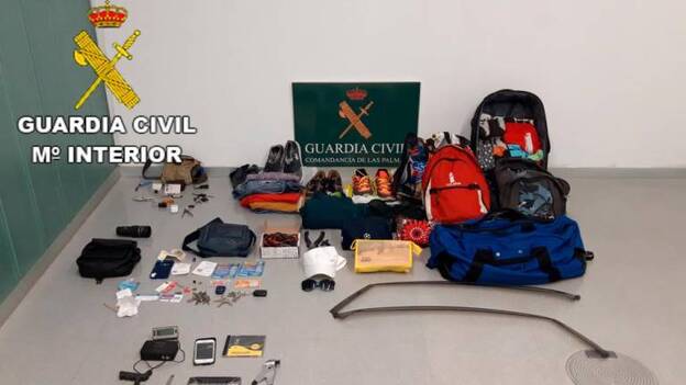 Detenidos por robos en vehículos Gran Canaria