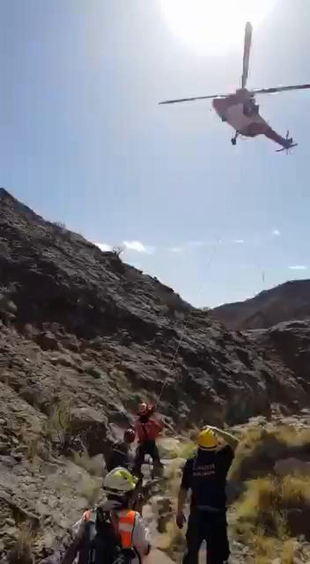 Un muerto y una herida en dos accidentes de senderista en Mogán