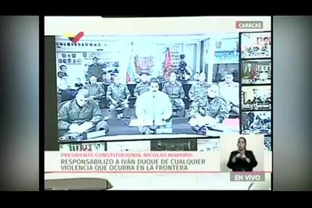 Maduro cierra la frontera con Brasil y dice que evalúa hacerlo con Colombia