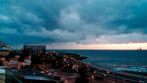 El alisio trae las nubes a Canarias