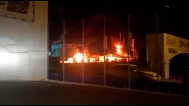 Un incendio calcina 23 motos en el Circuito de Jerez