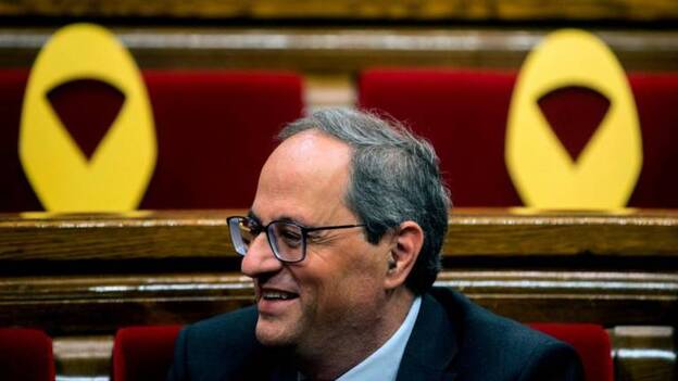 Torra seguirá la recomendación del Síndic pero no ordenará retirar los lazos