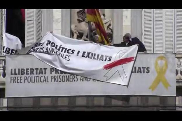 La Junta Electoral ordenará a los Mossos que retire los lazos