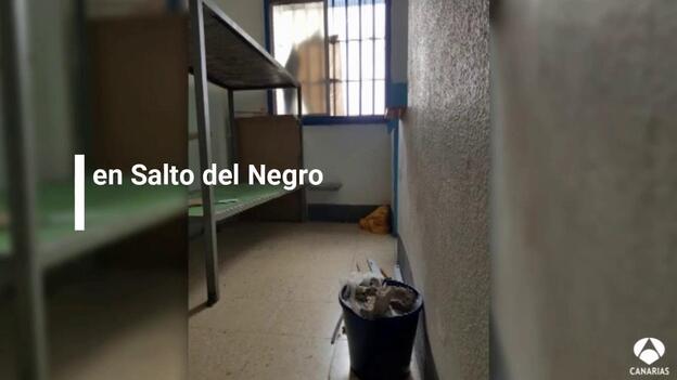 Un preso hace un agujero para fugarse del Salto del Negro