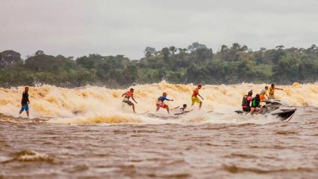 La Pororoca: La ola "mágica" en el encuentro del río Amazonas con el mar
