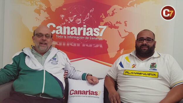 Los presidentes del Estrella y Agüimes invitan a la final de lucha