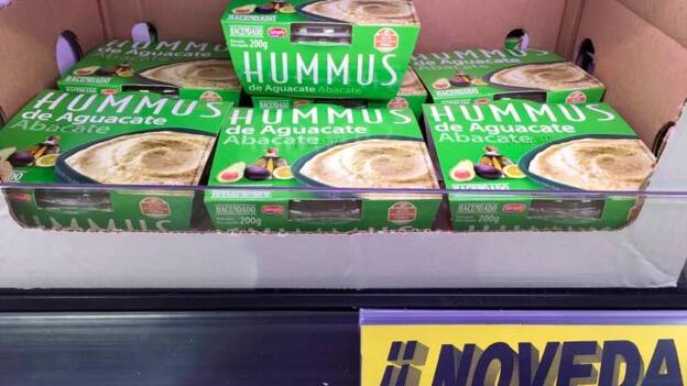 Hummus de aguacate sólo para Canarias