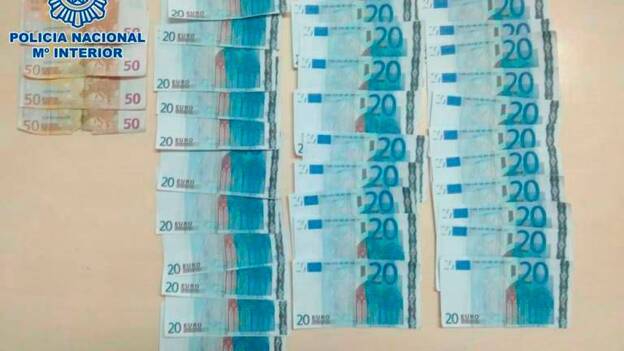 Desmantelada en Canarias una imprenta artesanal de falsificación de billetes
