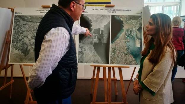 El Cabildo compara imágenes aéreas inéditas de 1954 con la actualidad