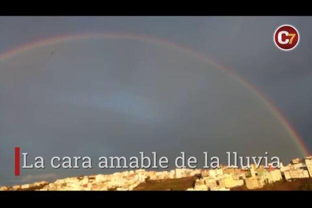 El arcoíris y la cara amable de la lluvia