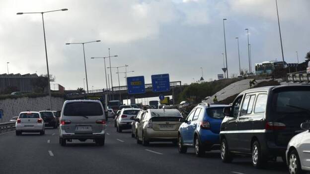 Hasta 4.716 coches a la hora en la GC-3