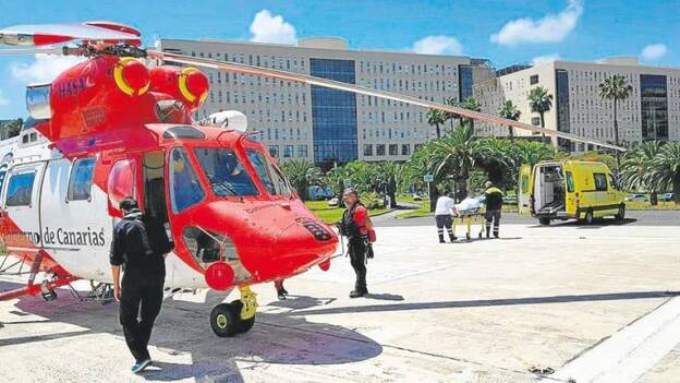 Salvan a un joven en apuros en el mar cerca de la costa de Tinoca
