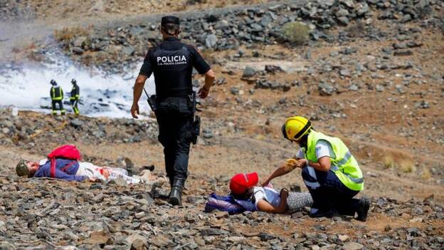 Catástrofe aérea (simulada) con 11 muertos