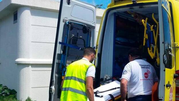 Herido moderado tras sufrir una caída de un muro en El Sauzal