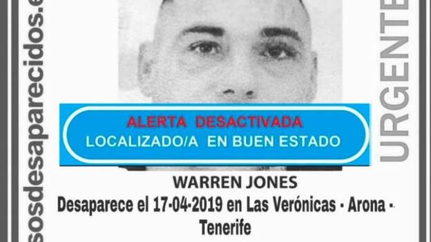 Localizado un desaparecido en Tenerife
