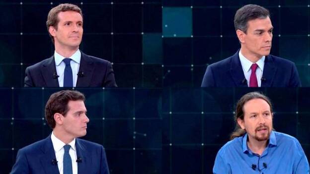 Fuego cruzado para un votante indeciso