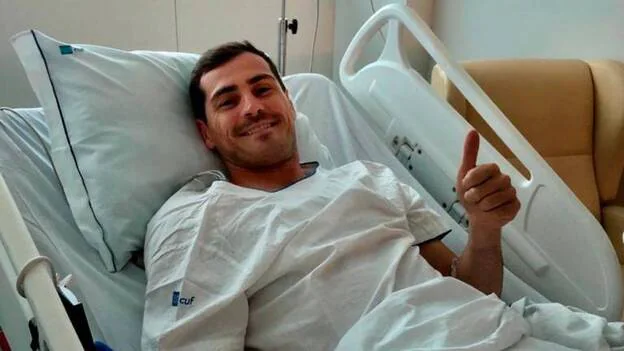 Iker Casillas: «Todo controlado, un susto grande»
