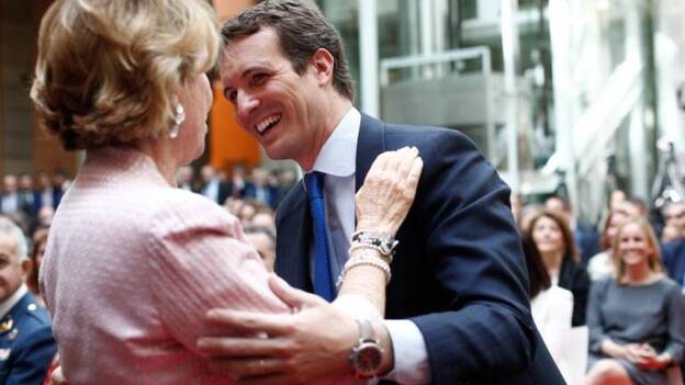 Casado y Aguirre achacan a la etapa de Rajoy la pérdida de votos del PP