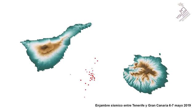 Hasta 33 terremotos entre Tenerife y Gran Canaria