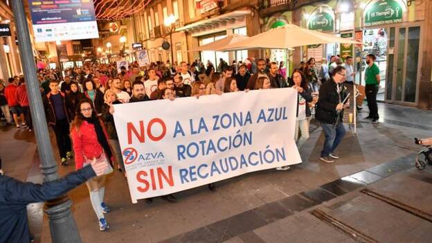 Manifestación contra las políticas de movilidad a tres días de las elecciones