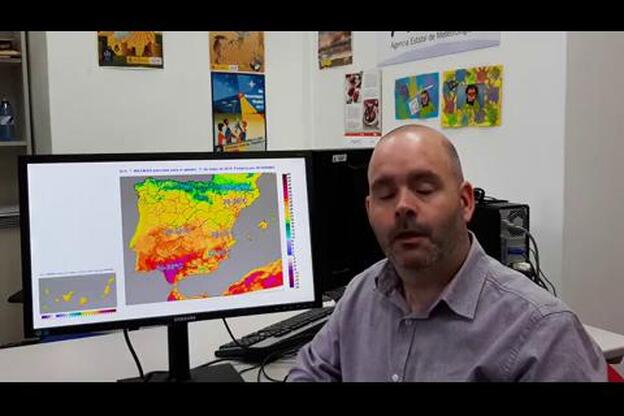 Golpe de calor africano a partir de hoy