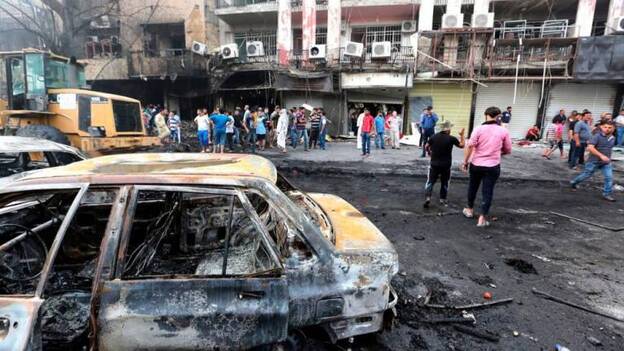 Al menos 8 muertos en un ataque suicida en mercado de Bagdad durante Ramadán