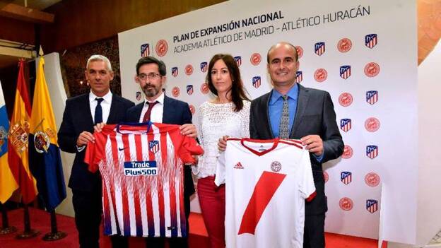 ﻿El Huracán crece junto al Atlético de Madrid
