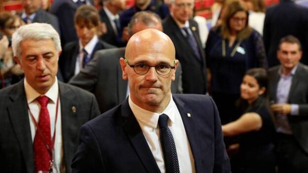 La suspensión de Raül Romeva deja a ERC sin grupo en el Senado