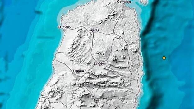 Terremoto de 2,5 a 6 kilómetros de La Oliva