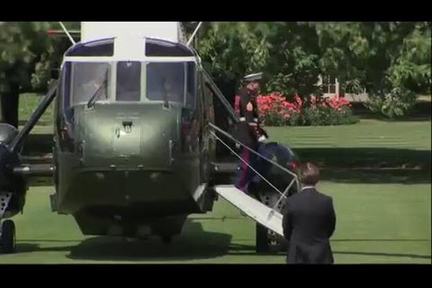 Trump y Melania visitan Reino Unido