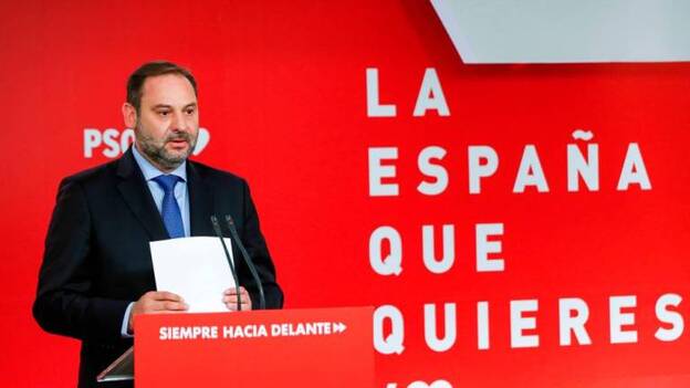 Ábalos avisa a PP, Cs y Podemos que está en juego la repetición de elecciones