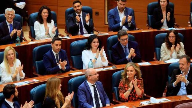 Cs preside la Asamblea de Madrid con los votos de PP y Vox